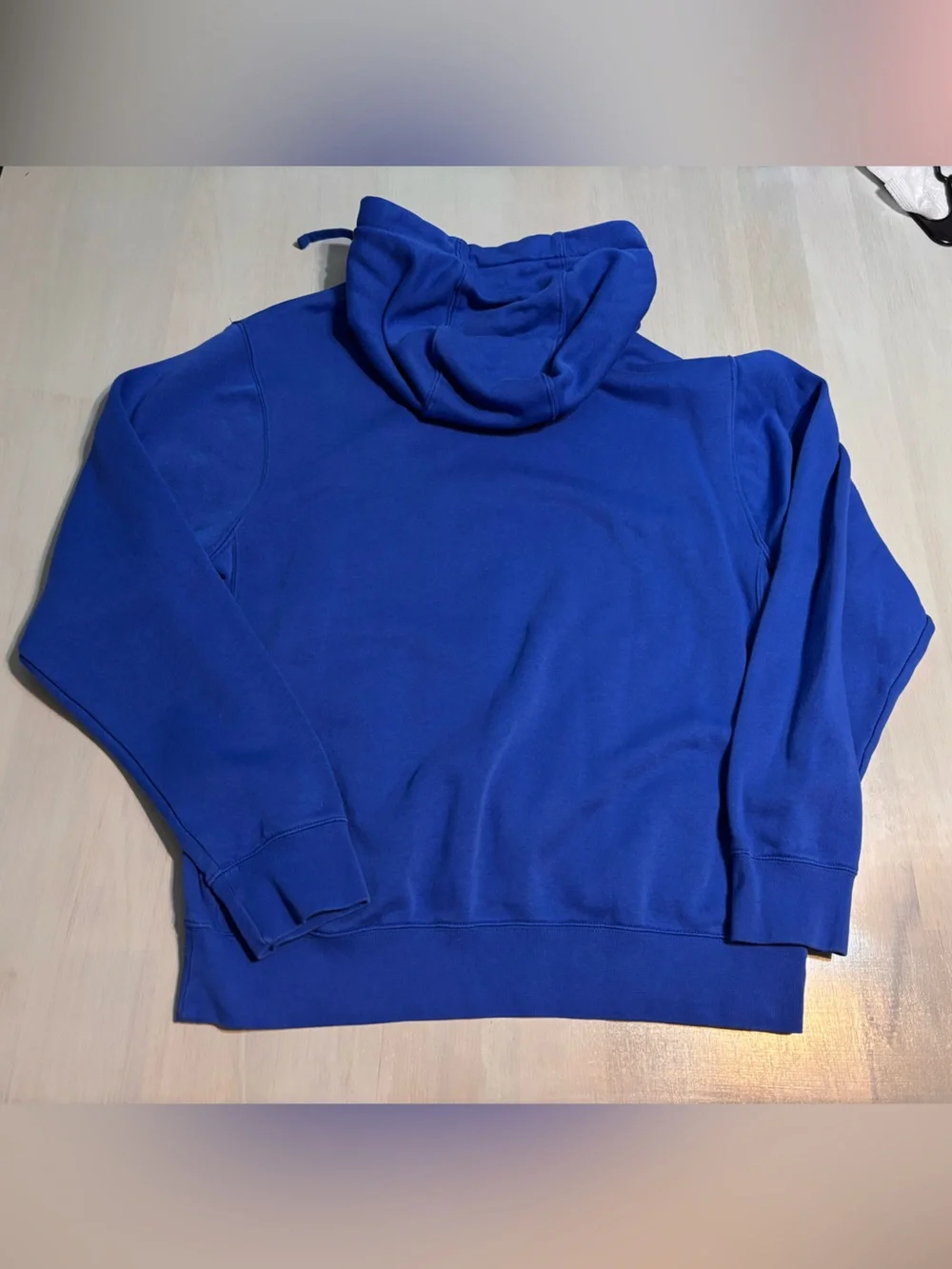 Nike Royal Blue Hooded Sweatshirt Unisex Womens Mens Size Medium